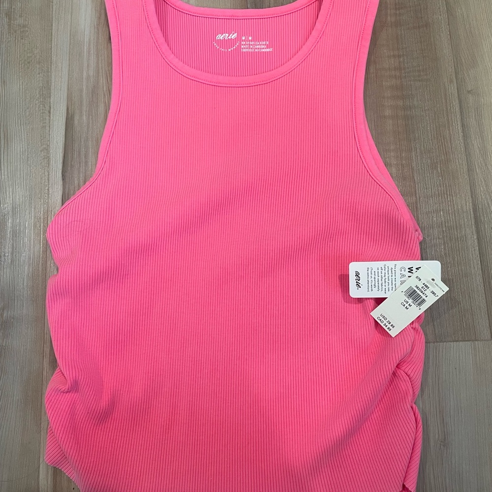 Aerie Rouchy Rib Tank Top - Picture 3 of 6